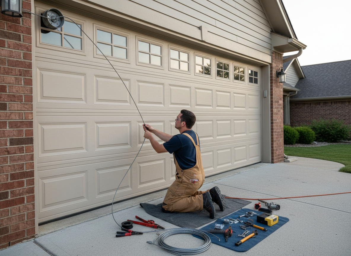 Garage Door Cable Repair in Olathe, KS