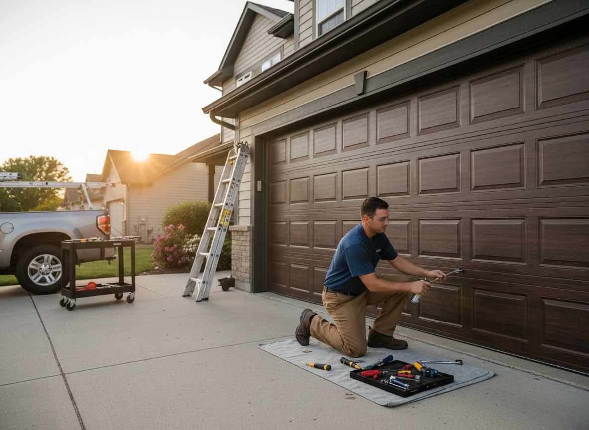 Garage Door Repair in Heatherstone, KS 66062